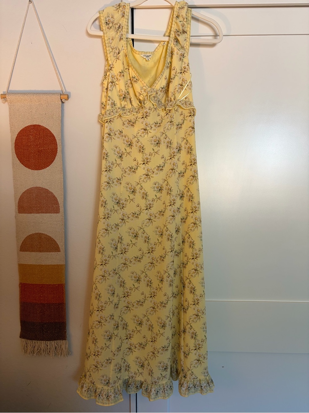 Max Studio Yellow Floral Sundress
